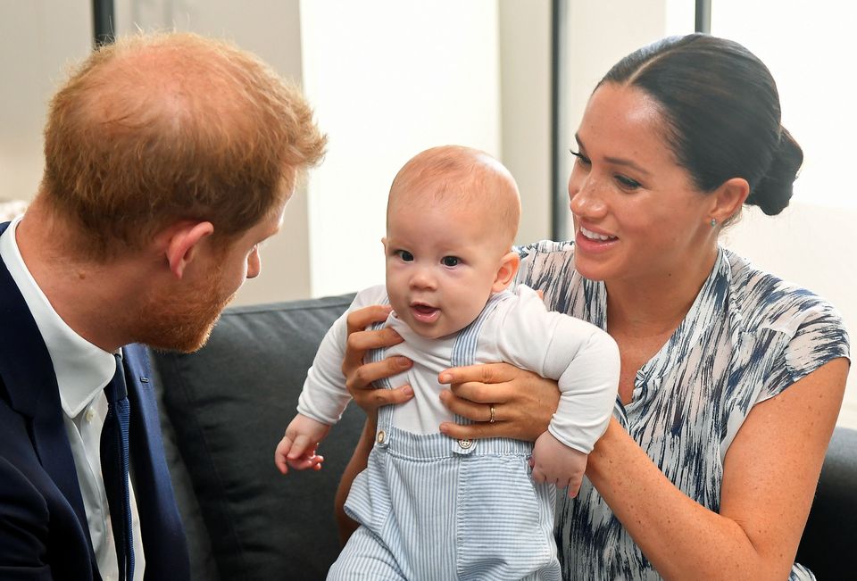 Harry and Meghan with son Archie in 2019 (Toby Melville/PA)