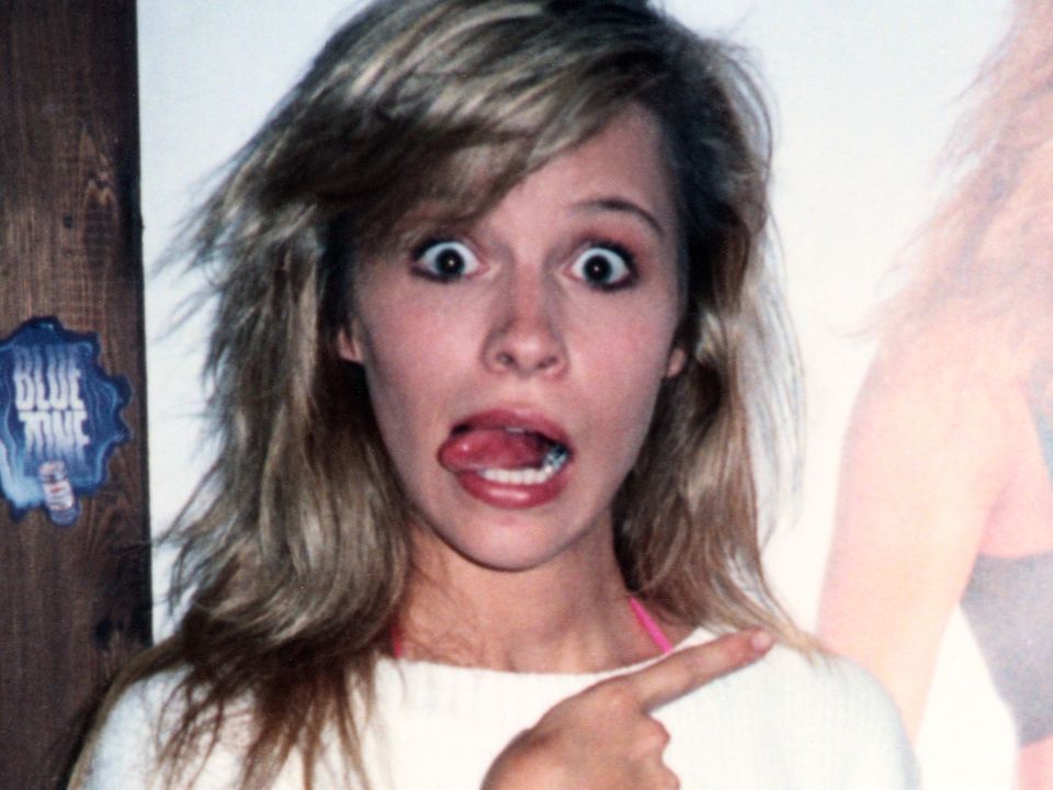 Photograph of a young Pamela Anderson