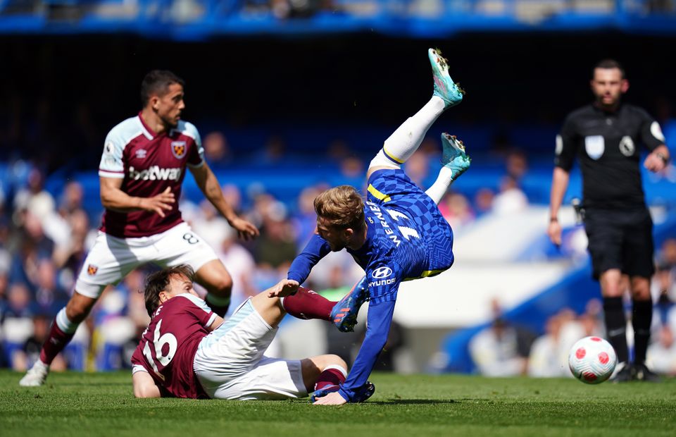 West Ham held Chelsea at bay for much of the contest (John Walton/PA)