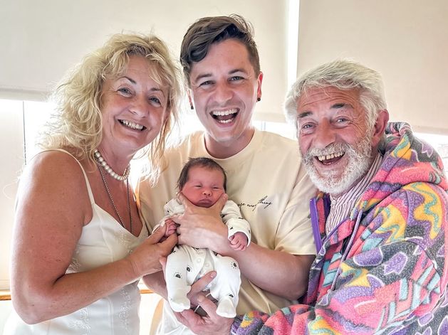 TikTok star Tadhg Fleming introduces newborn daughter to dad Derry