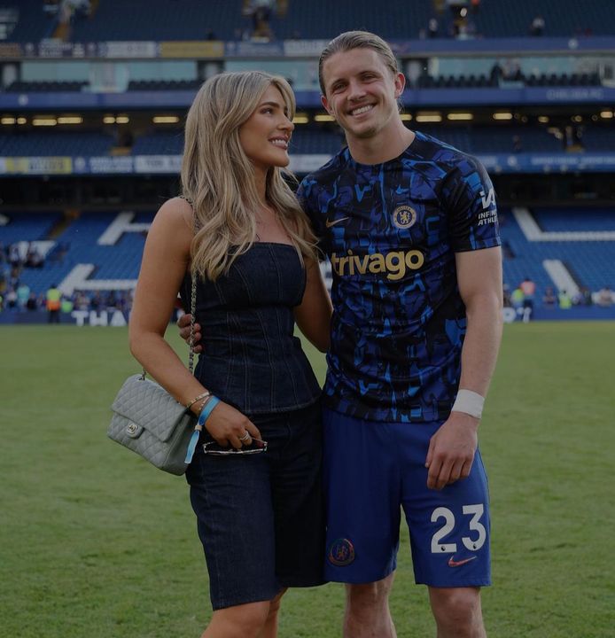 Aine May an Chelsea captain Conor