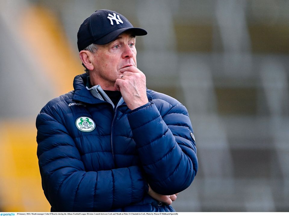 Meath manager Colm O'Rourke. Photo: Sportsfile