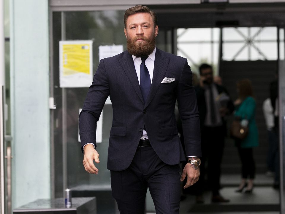 Conor McGregor at the district court during his case in Blanchardstown courthouse, Dublin. Photo: Gareth Chaney/ Collins Photos