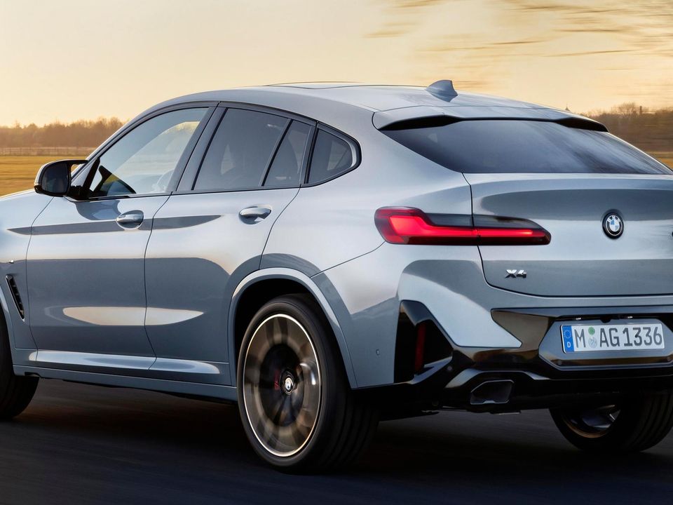 The sporty BMW X4 is less roomy than the X3