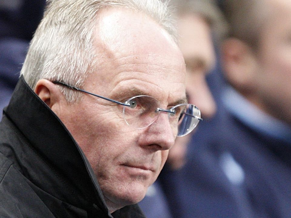 Sven-Goran Eriksson was in charge of Manchester City for just one season (Dave Thompson/PA)
