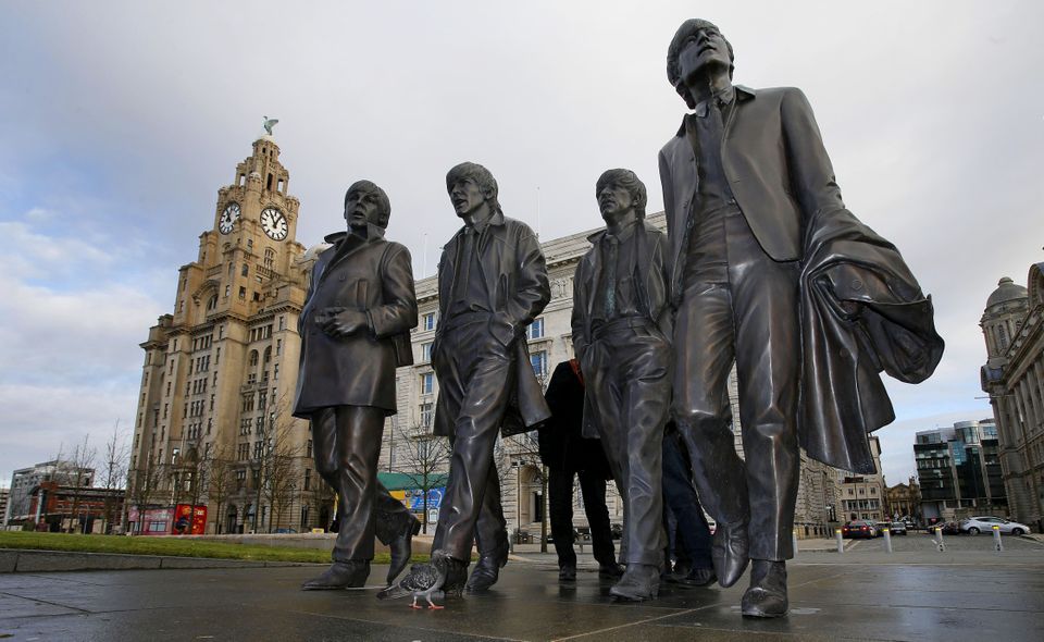 A statue of the Beatles in Liverpool (Peter Byrne/PA)