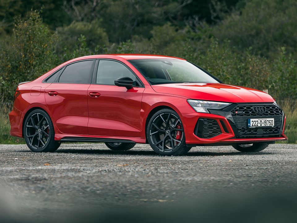 The Audi RS 3 is as beefed up as Arnie in his prime.  Picture: Paddy McGrath