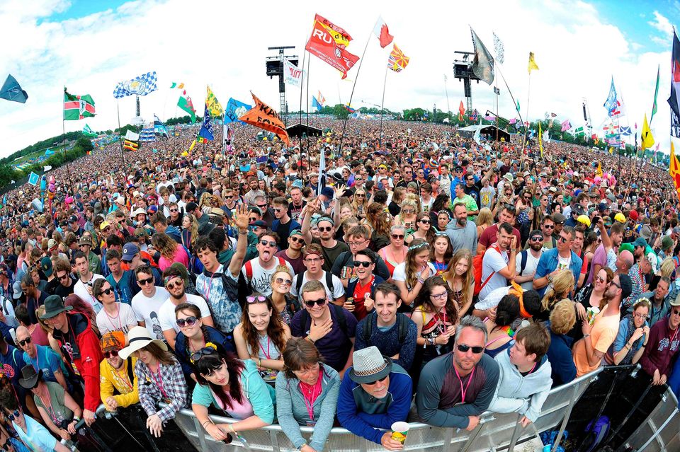 The Glastonbury Festival of Music and Performing Arts in Somerset, England. Photo: Andy Buchanan /AFP
