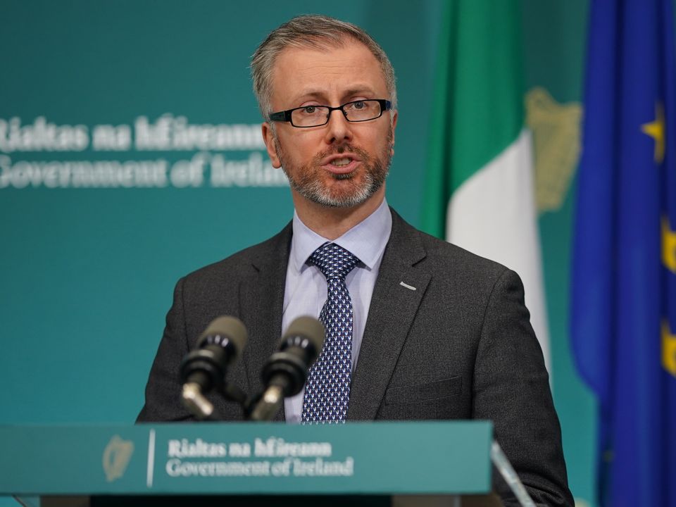 File photo dated 22/02/22 of Minister for Children, Equality, Disability, Integration and Youth Roderic O'Gorman, who has said mass accommodation for Ukrainian refugees is going to become a larger part of the Irish response to the crisis.