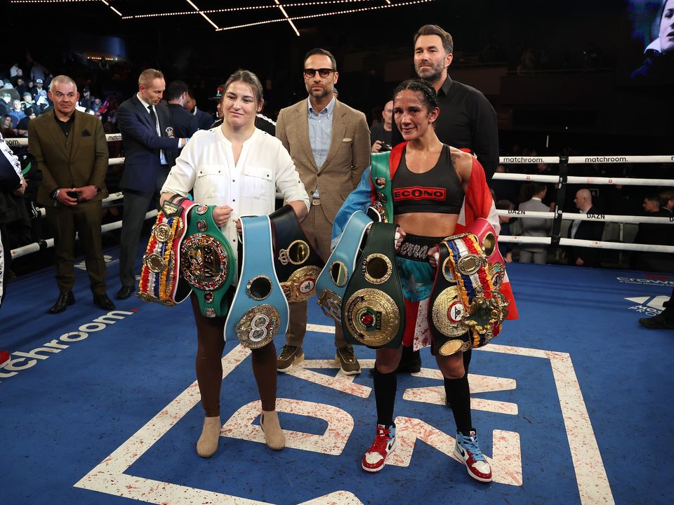Katie Taylor and Amanda Serrano announce their rematch, which is to take place in Dublin on May 20