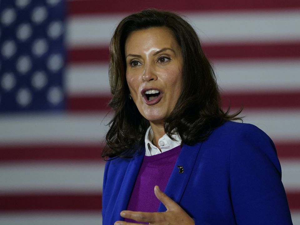 Michigan Governor Gretchen Whitmer said ‘people of good will on both sides of the aisle need to step up and call this out and bring the heat down’ (Carolyn Kaster/AP)