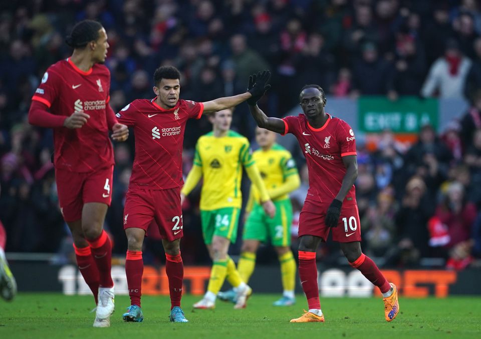 Sadio Mane got Liverpool back on level terms (Peter Byrne/PA)