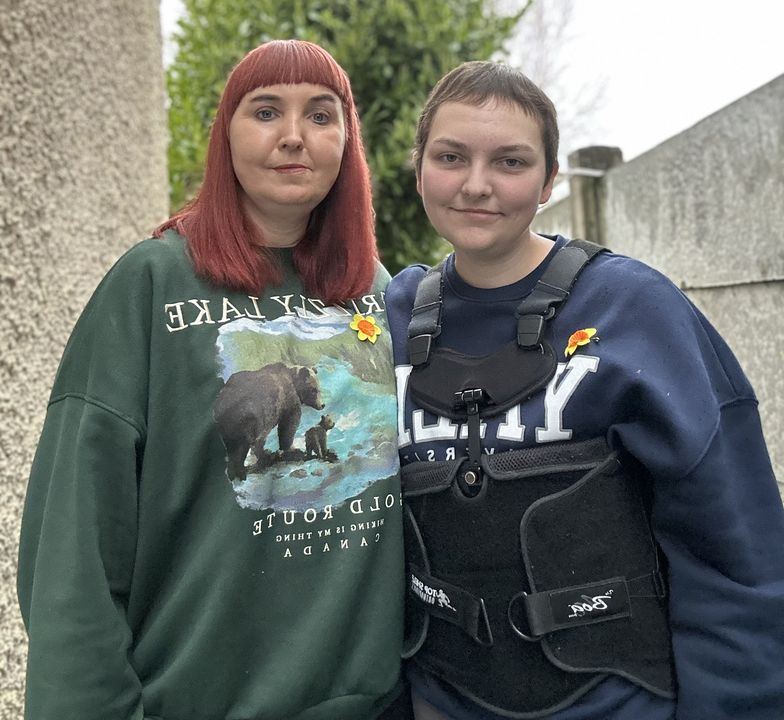 Courtney and mum Mary