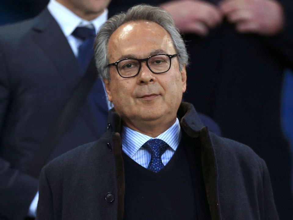 Everton owner Farhad Moshiri has apologised to fans for mistakes made at the club (Peter Byrne/PA)