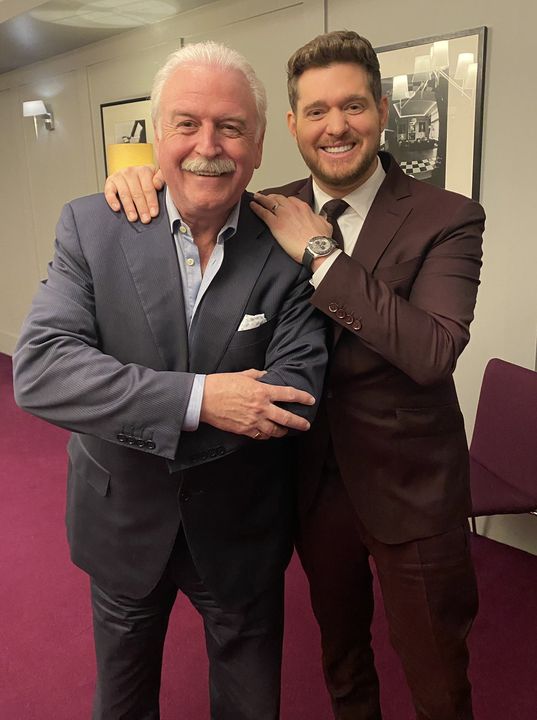 Marty with Michael Bublé