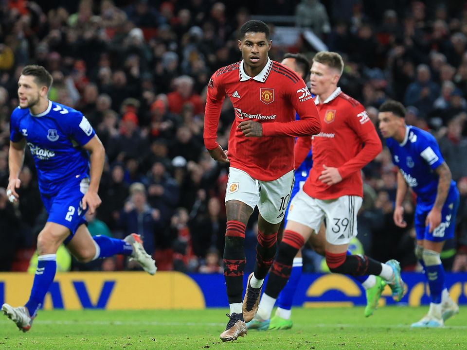 Manchester United's striker Marcus Rashford is in brilliant form. Photo: Lindsey Parnaby/AFP via Getty Images