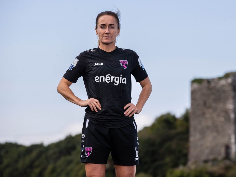 Kylie Murphy of Wexford Youths at the Energia launch last month