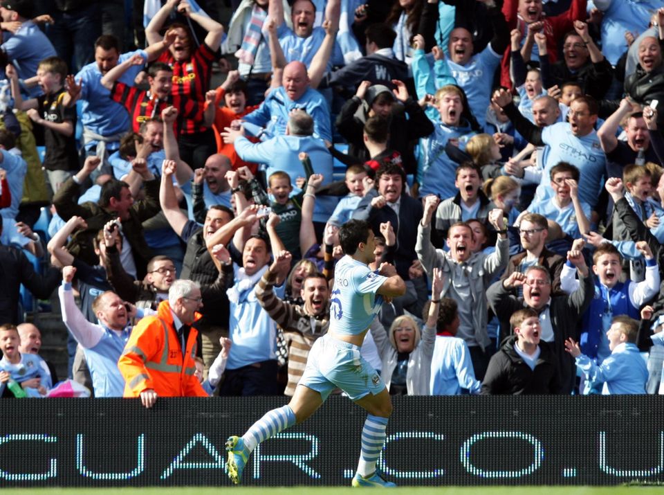 Aguero’s late strike sparked incredible scenes at the Etihad Stadium (Dave Thompson/PA)