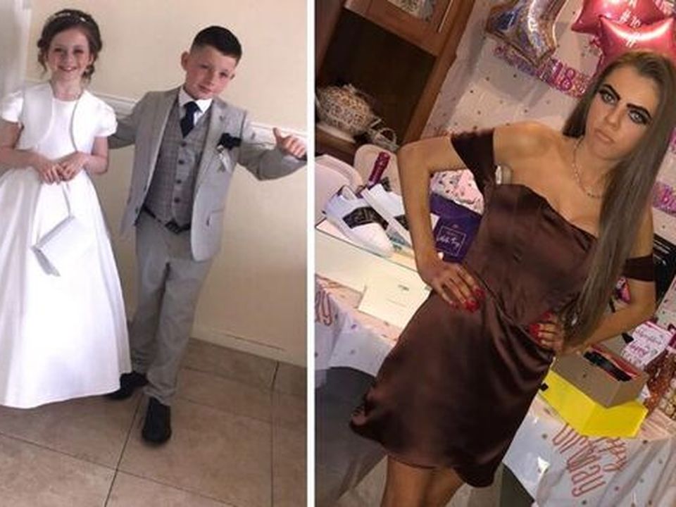 Chelsea and Christy Cawley (8) and their sister Lisa Cash (18) were killed yesterday. Photos: Gardaí.