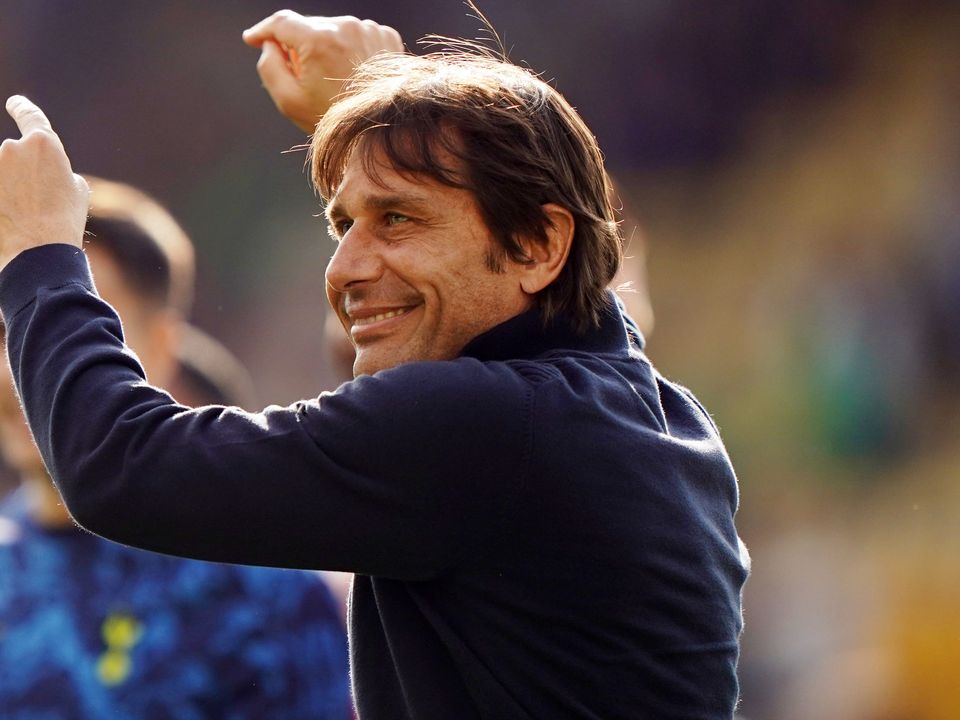 Antonio Conte delivered Tottenham back to the Champions League (Joe Giddens/PA)