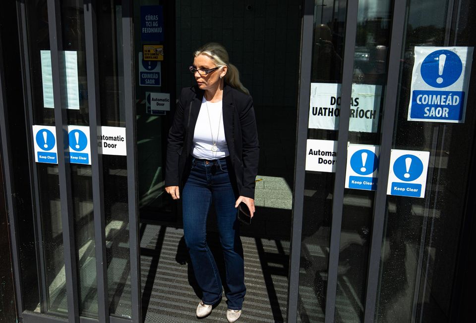 Catriona Carey leaving Kilkenny District Court (Photo: Mark Condren)