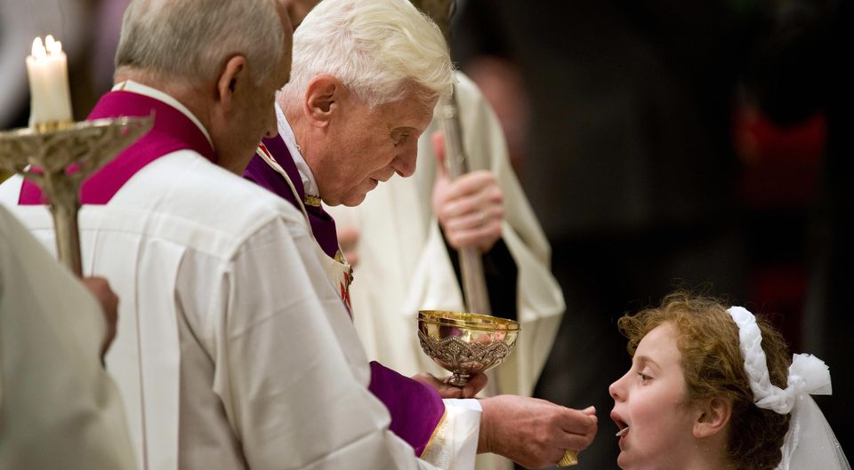 A child's communion is a big day, despite their parents' beliefs