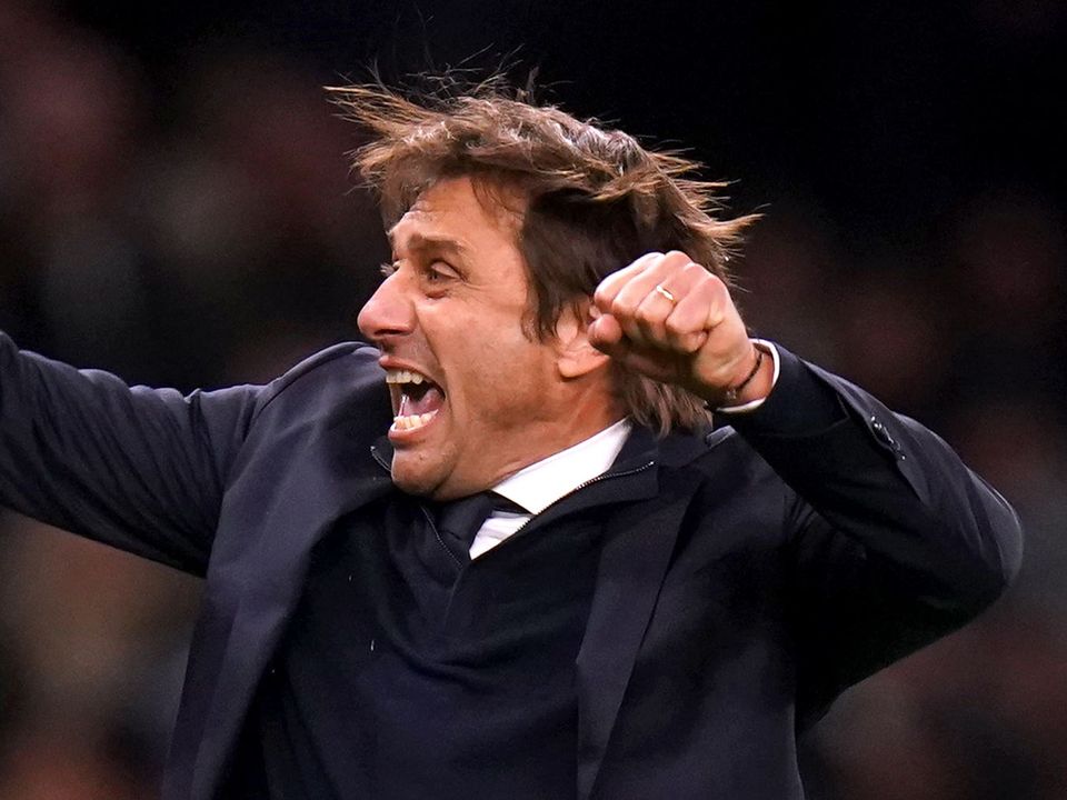 Antonio Conte is mounting a Champions League push with Tottenham (Adam Davy/PA)