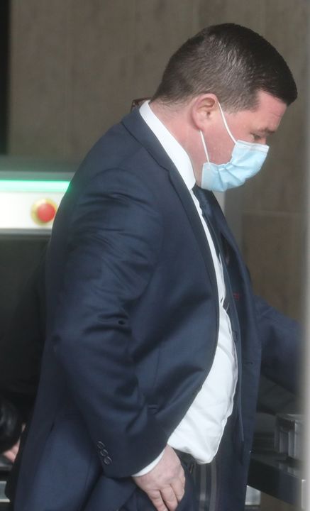Carl Buckley pictured at the Criminal Courts of Justice