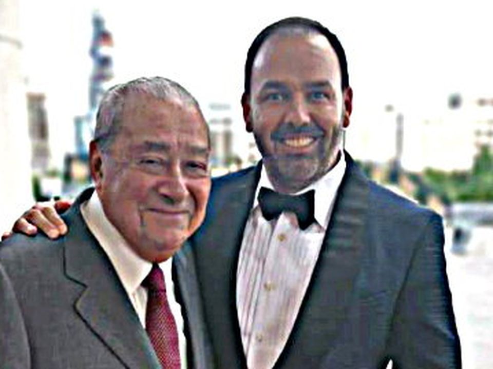 Daniel Kinahan with famed fight promoter Bob Arum