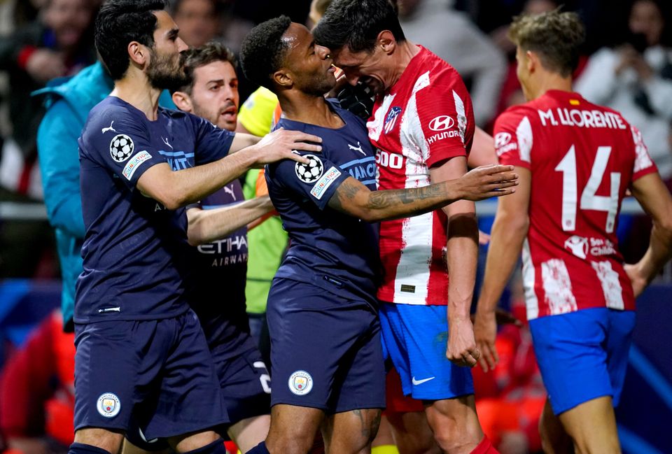 City were involved in an ill-tempered clash with Atletico Madrid last week (Nick Potts/PA)