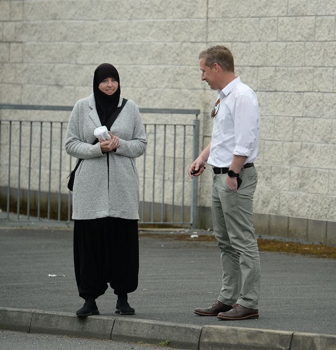 Former Irish soldier Lisa Smith who was found guilty of being a member of Islamic State.