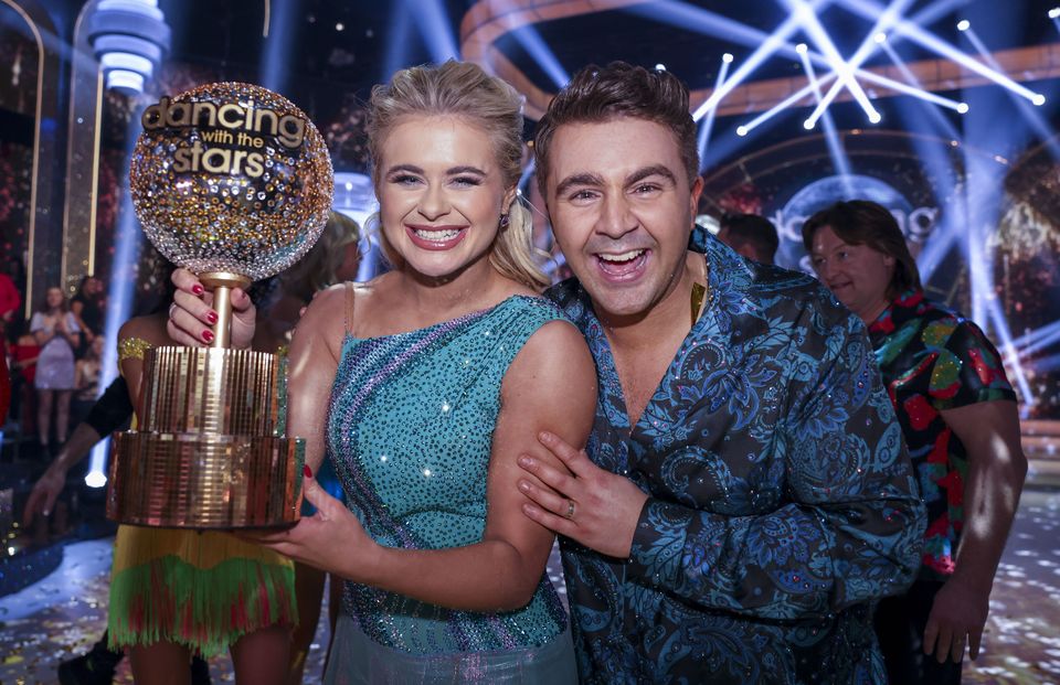 Emily and Carl Mullan lifted the glitterball last weekend