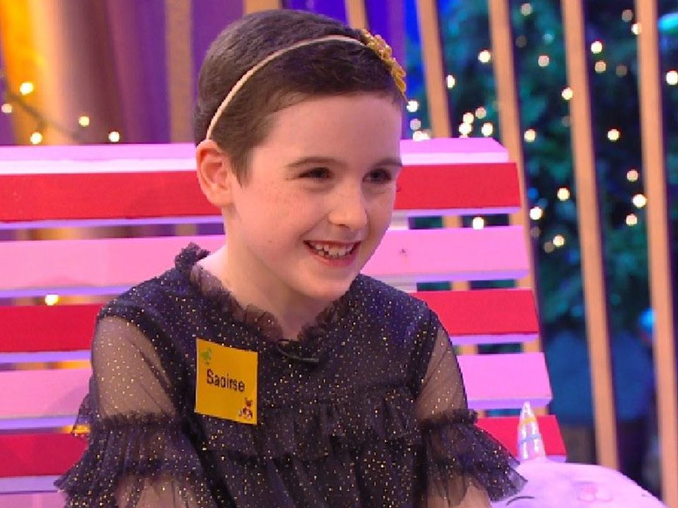 Saoirse Ruane appeared on the Late Late Toy show in 2020