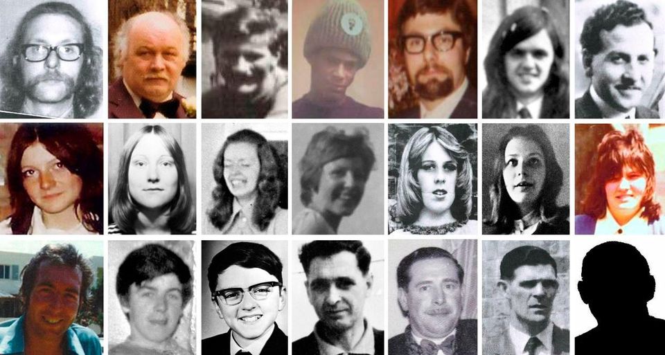 The 21 people killed in the 1974 Birmingham pub bombings (Birmingham Inquests/PA)