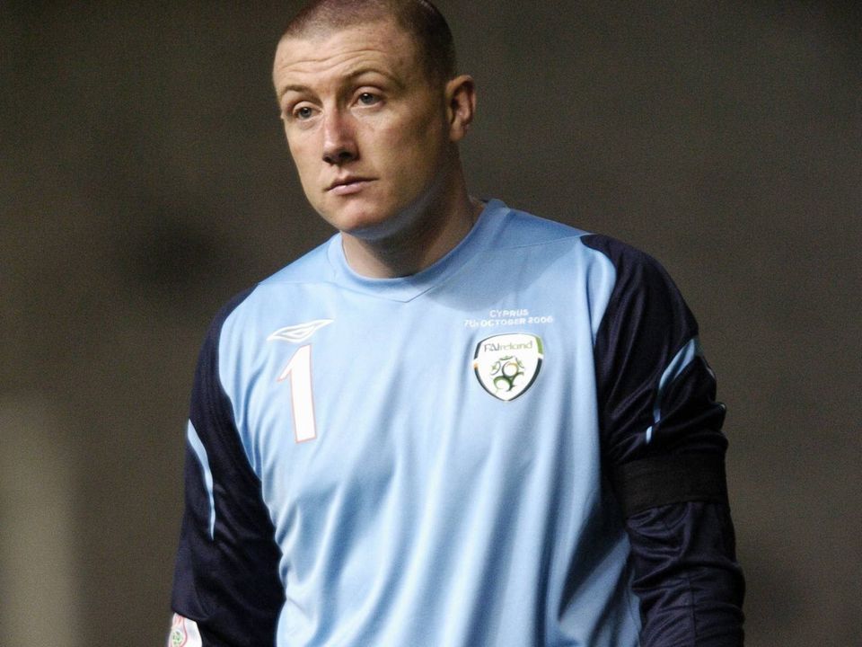 Paddy Kenny during his Ireland days