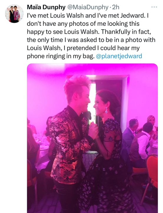 Maia Dunphy se involucra en una 'desagradable' disputa entre Jedward y Louis Walsh de Celebrity Big Brother