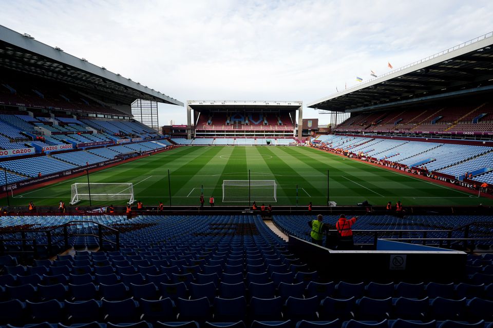 A general view of Villa Park, Birmingham. Picture date: Sunday October 16, 2022.