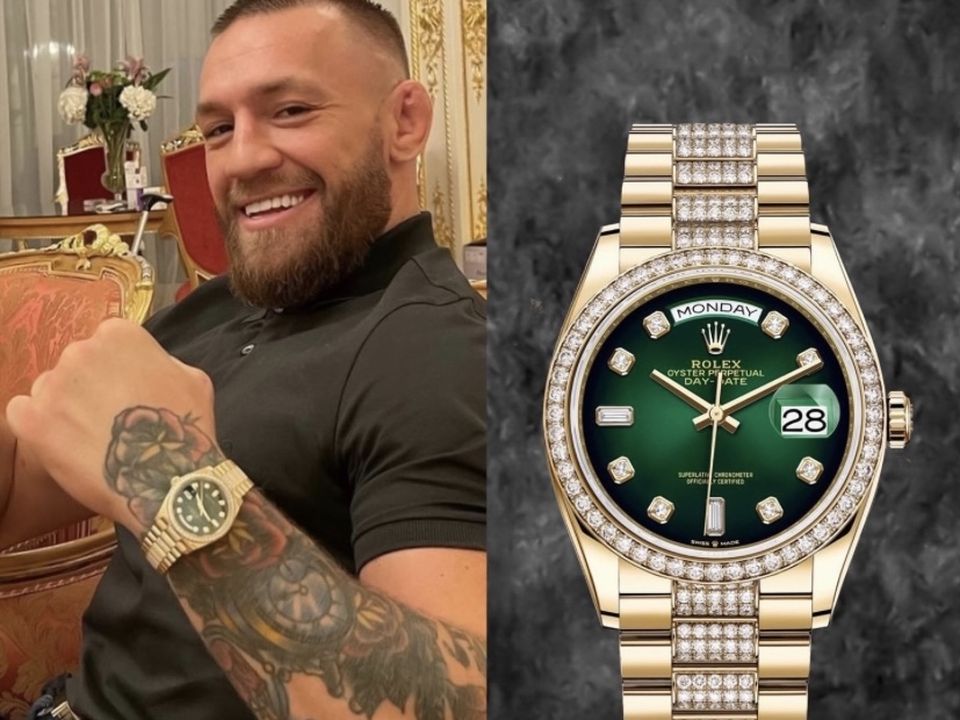 Conor bought a very similar Rolex early in 2021