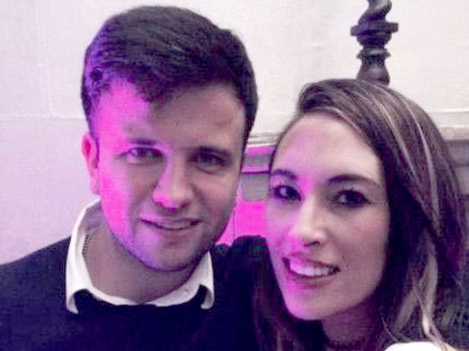Gemma Roe with former partner Paul Kavanagh, who was shot dead (above) in 2015