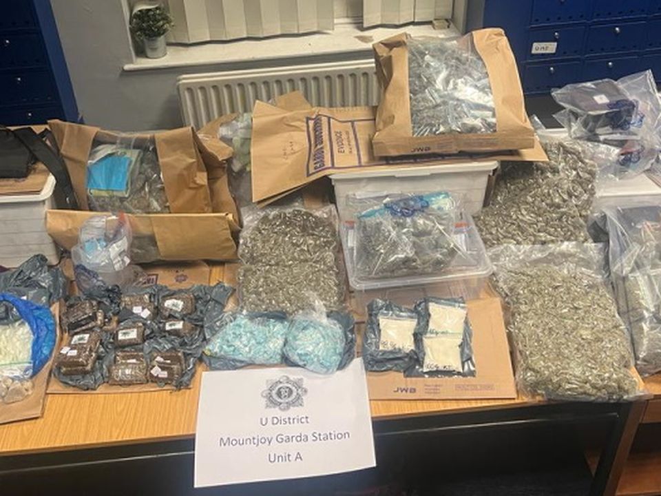 Operation Tara - Approximately €370,000 of Suspected Drugs Seized, Glasnevin, Dublin 9, Thursday 2nd March 2023.
