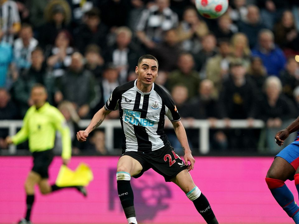Miguel Almiron scored the only goal (Owen Humphreys/PA)