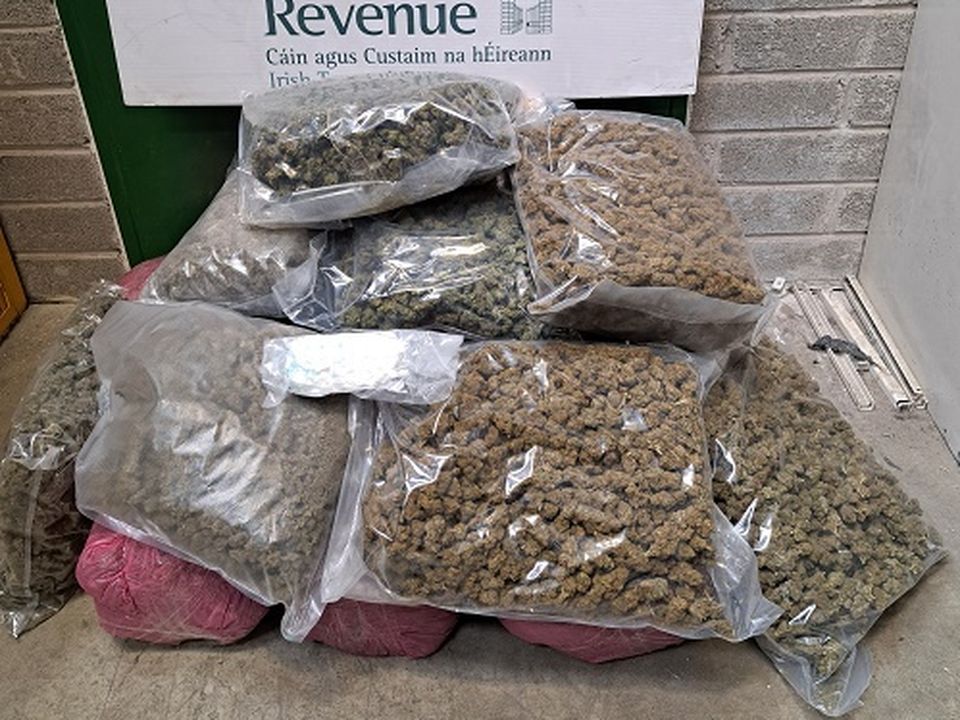 Revenue seize drugs worth over €223,000 in Athlone.