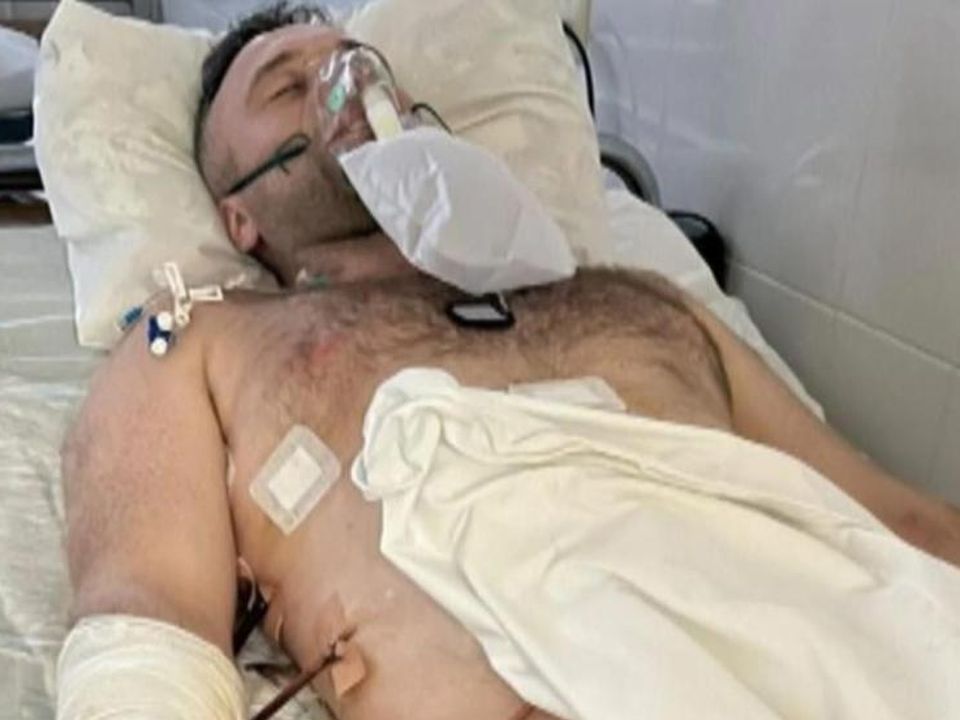Brian received gunshot and shrapnel injuries in an ambush