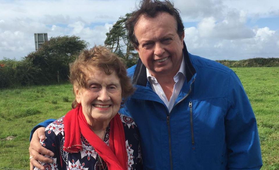 Marty and his mother, Peggy, who was killed last December in a car accident