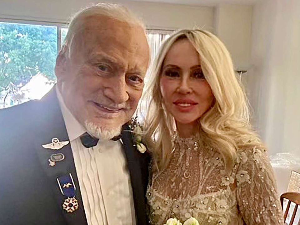 Buzz Aldrin (93) and Dr Anca Faur (63)