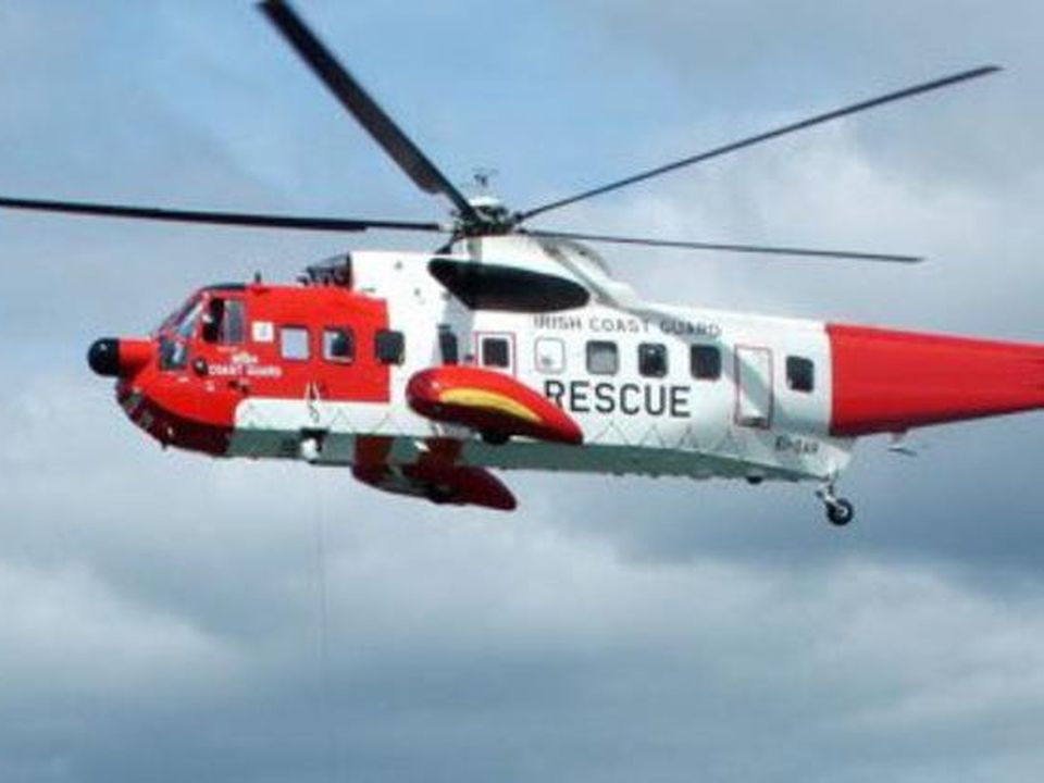 The Rescue 117 Coast Guard helicopter.