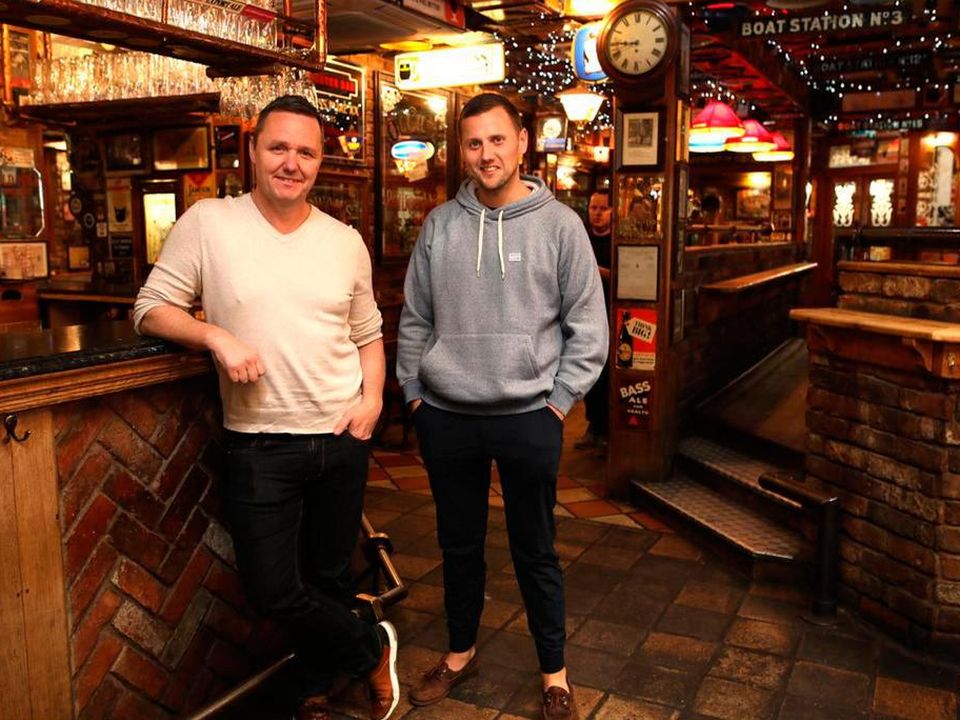 Jack (right) with his former business partner and co-founder of The Dead Rabbit, Sean Muldoon