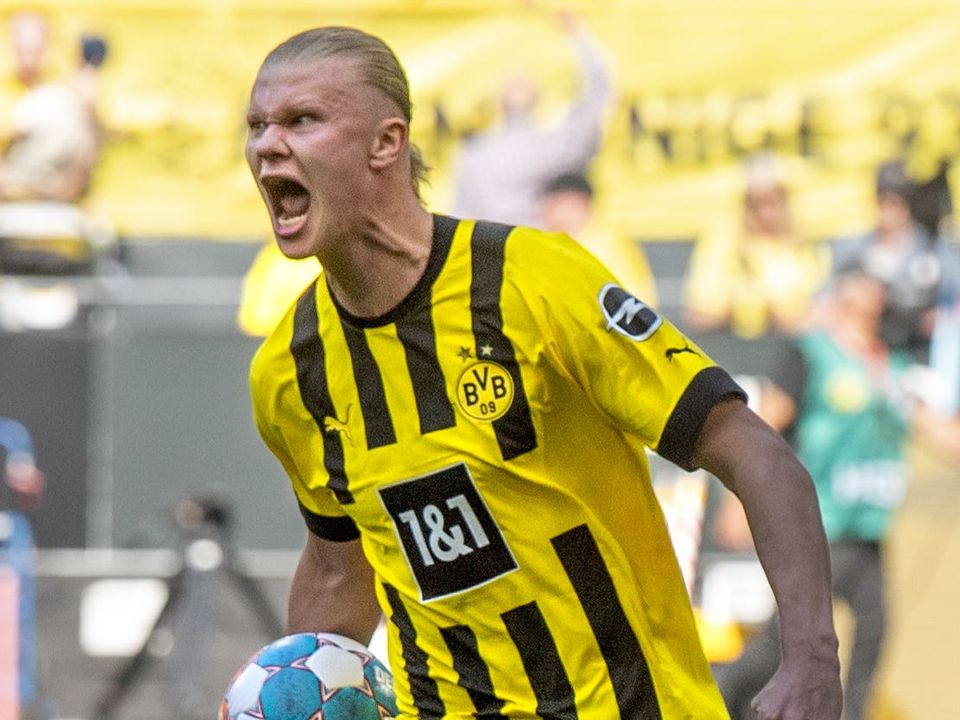 Erling Haaland is joining Manchester City this summer (David Inderlied/PA)