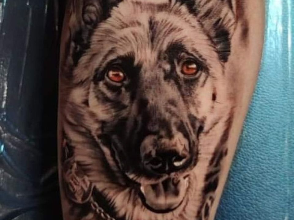 Kevin's tattoo of Copper
