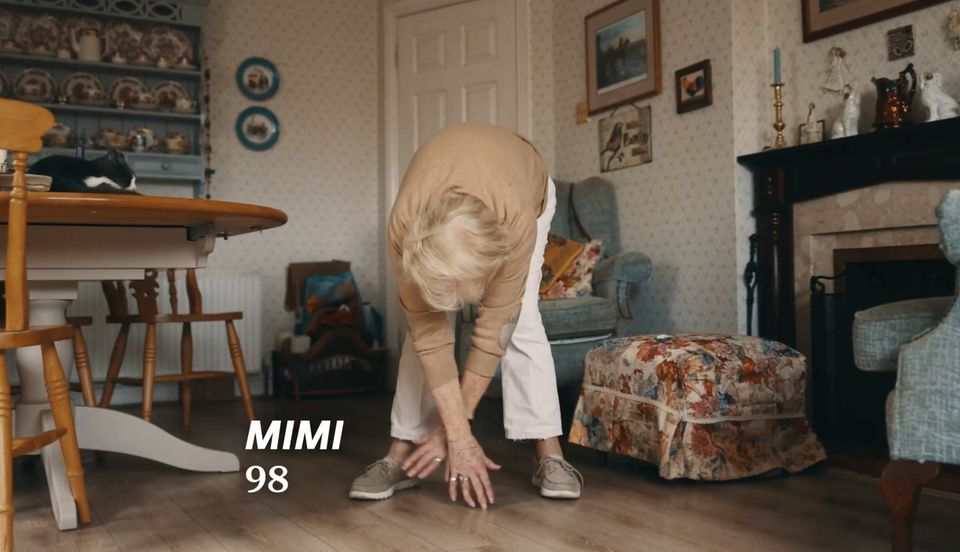 Anne (Mimi) Carey keeps herself moving at the age of 98